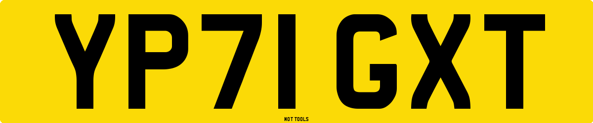 YP71GXT MOT Check