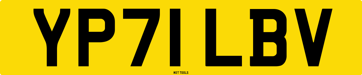 YP71LBV MOT Check