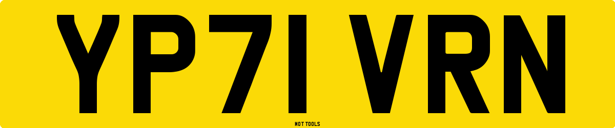 YP71VRN MOT Check