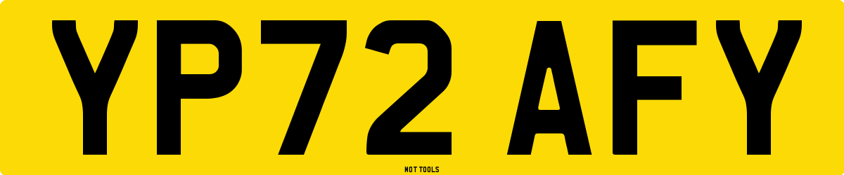 YP72AFY MOT Check