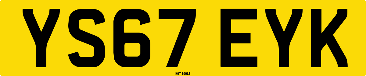 YS67EYK MOT Check