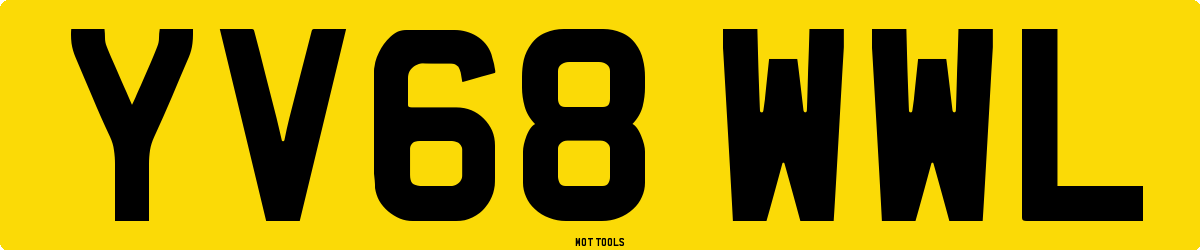 YV68WWL MOT Check