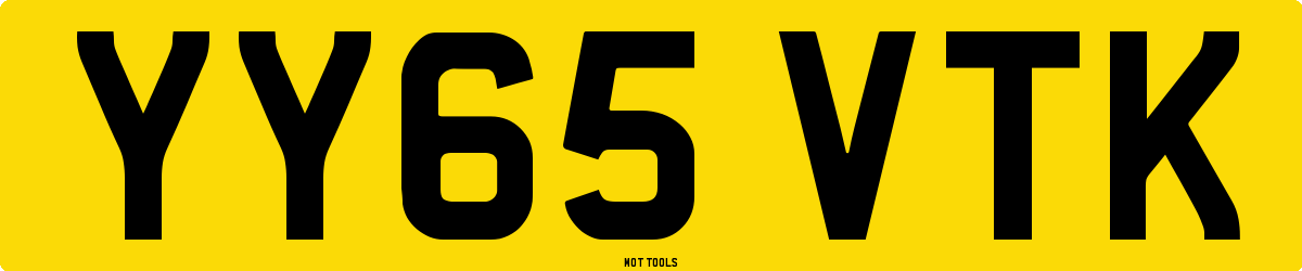 YY65VTK MOT Check