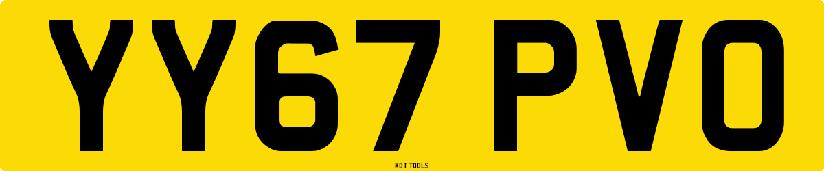 YY67PVO MOT Check